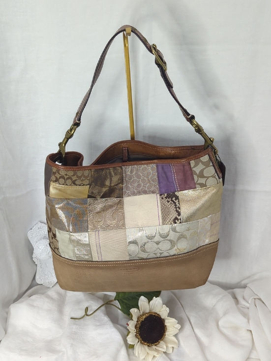 Coach Handbags - Coach Y2K Patchwork Shoulder Bag